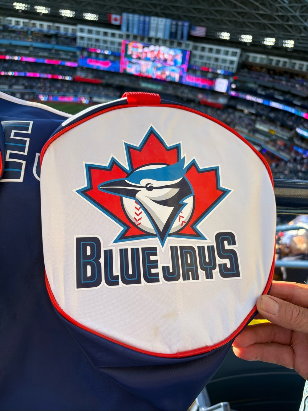 Blue Jay Duffle Bag with Red Strap Accents Giveaway 50th Anniversary - Picture 4 of 7